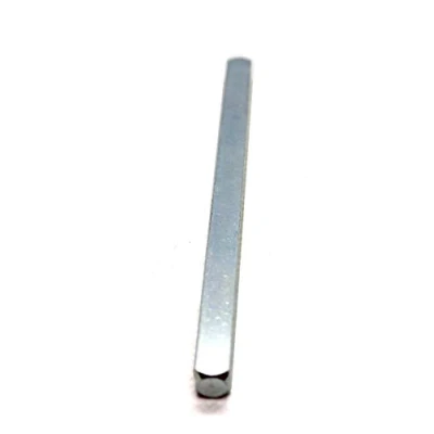 Image of FixitFlo Plain Spindle for Door Handles 7mm x 120mm Length UPVC Windows or Doors Steel Zinc Plated Pack of 1 (7mm Spindle)