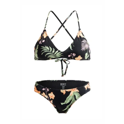 Image of Roxy Classics Zweiteiliges SET Bikini, Women&#039;s, Size: Large, Black