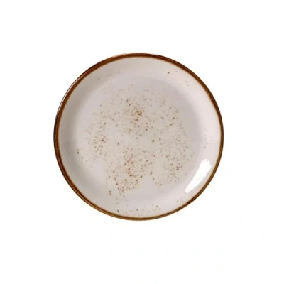 Image of Steelite Craft Coupe Plate White 10&quot; / 25.25cm Dinner Plates, Rustic Crockery, Tableware