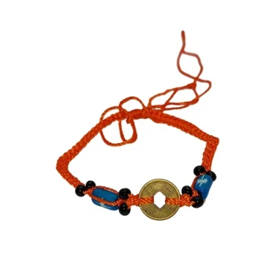 Image of VIE Naturals Beach Bracelet, Ancient, Orange, Crystal, One
