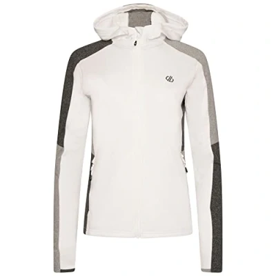 Image of Dare2b Convey Core Womens Strech for Ski, Hiking and Trekking Recycled warm backed stretch fabric, Quick drying, Grown on hood full zip
