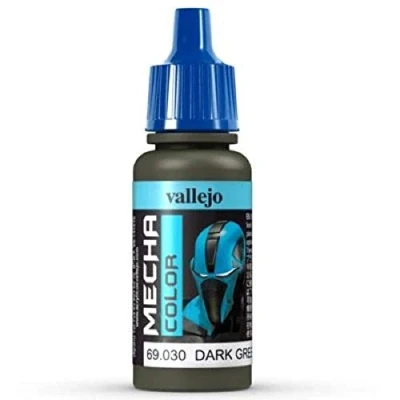 Image of Vallejo 17 ml &quot;AV Mecha Color&quot; Acrylic Airbrush Colour Dark Green