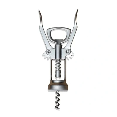 Image of Ikea Idealisk silver corkscrew with bottle opener
