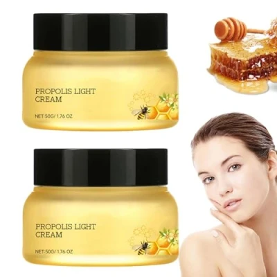 Image of 2 Pcs Royal Jelly Face Cream, Bee Venom Lift Bees Firming Moisturizing Cream Anti Aging, Wrinkle Honey for Women &amp; Men