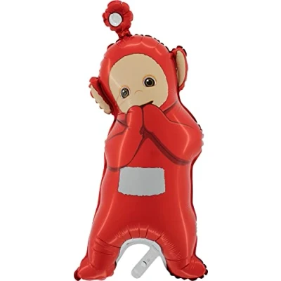 Image of Toyland® 81cm (32&quot;) Teletubbies &quot;Po&quot; Red Tellytubby Shaped Foil Balloon Children&#039;s Party Decorations