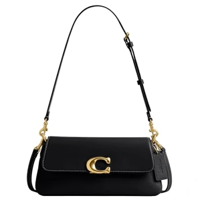 Image of Coach Refined Shoulder BAG Across body bag, Women&#039;s, Size: ONE, Black