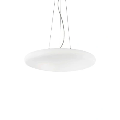 Image of Smarties Bianco 3 Light Small Ceiling Pendant White, E27
