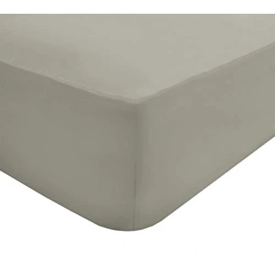 Image of Sleepdown Extra Deep Fitted Sheet Poly Cotton, Natural, Super King