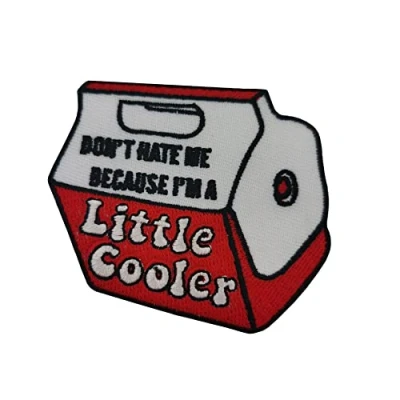 Image of Don&#039;t Hate Me Because I&#039;m a Little Cooler Embroidered Iron on Patch DIY Accessories Punk Skull Cool Patches for Backpacks Jackets Clothes