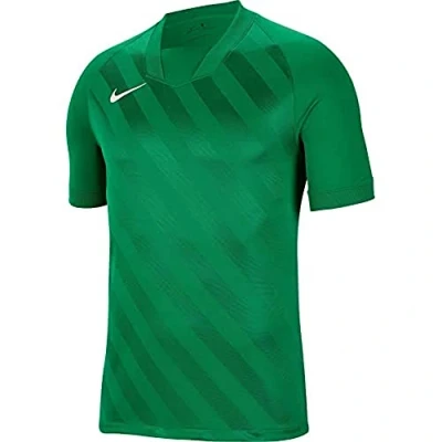 Image of Nike Boy&#039;s Dri FIT Challenge 3 JBY Short Sleeve Jersey, Pine Green/Pine Green/White, XL