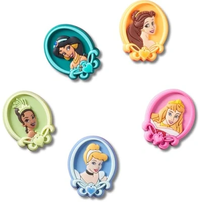 Image of Crocs JIBBITZ Disney Princess 5Pck women&#039;s Aftercare kit in Multicolour