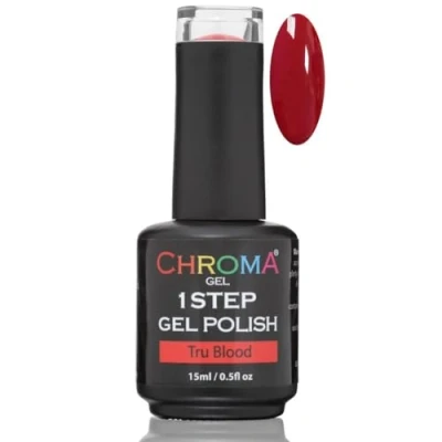 Image of CHROMA Gel 1 STEP UV &amp; LED Nail Polish The Worlds Most Advanced (Tru Blood)