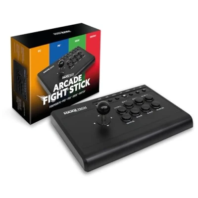 Image of Maxx Tech MXT AD MULTI Gaming Controller Black USB Joystick Analogue / Digital Android, Nintendo Switch, PC, Playstation 4, 3, Xbox One, One S, X