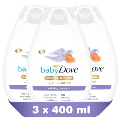Image of Baby Dove Calming Nights Lotion 400 ml 3 Pack