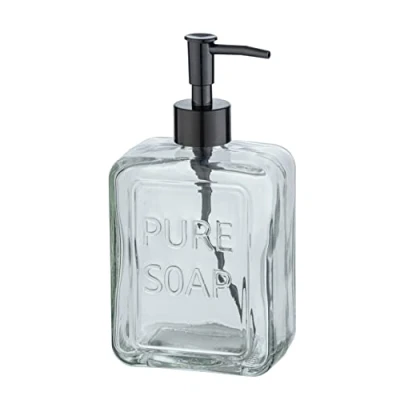 Image of WENKO Peanut Beige Liquid Soap Dispenser Capacity 0.24 L, 1