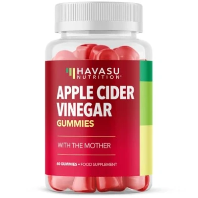 Image of Apple Cider Vinegar Gummies Weight Management, Metabolism, Energy &amp; Digestion Support Thermogenic 1000mg with The Mother Vegan, Non GMO 60 Flavored ACV