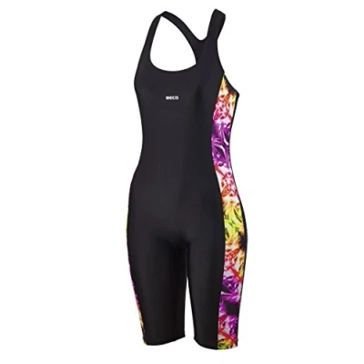 Image of Beco magical mystery Trip Womens Swimming Costume Swimwear, Womens, Schwimmanzug trip, black/multi coloured polka dots