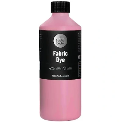 Image of Scratch Doctor Liquid Fabric Dye Easy to Use Textile Paint for Sofas, Furniture, Clothing, Canvas, Shoes, Denim and More 23 Colours Available (Pink, 1000ml)