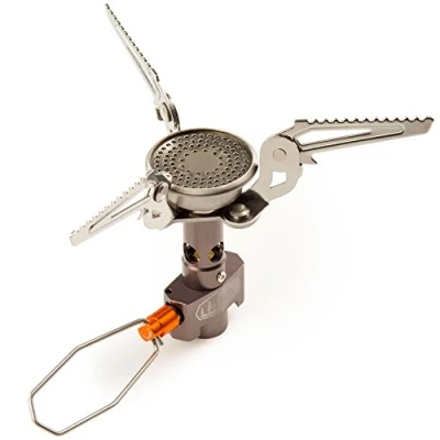 Image of GSI Outdoors Pinnacle Gas Cartridges Stove Cooker 2600 Watts 56002, Silver, M