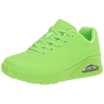 Image of Skechers Women&#039;s Uno Night Shades Trainers, Lmgn, 4 UK Wide