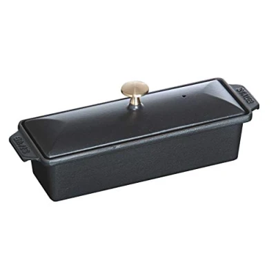 Image of STAUB Cast Iron Terrine, Black, 30 cm x 11