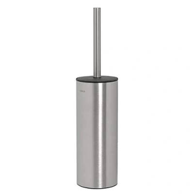Image of Tiger Noon Toilet Brush and Holder Freestanding, Stainless Steel Brushed, 8.9 x 38.3 cm