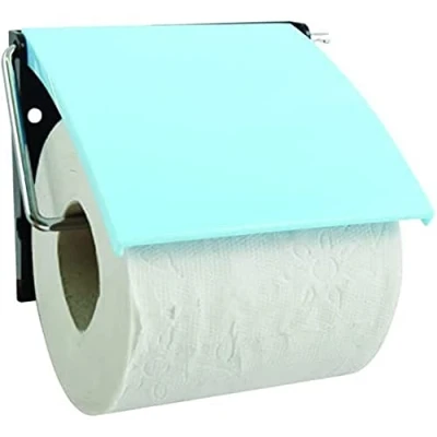 Image of MSV 141903 Toilet Roll Holder Paper Clips, Light Blue, 30 x 20 15 cm