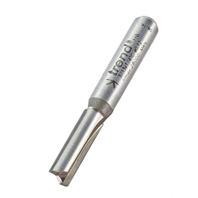 Image of Trend Professional Straight Two Flute Router Cutter Bit, 1/4 Inch Shank, 5.5mm Cut Diameter, Diameters from 2.0mm to 12.7mm, Tungsten Carbide Tipped, 3/13X1/4TC