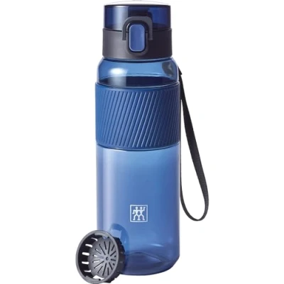 Image of ZWILLING Drinks Bottle BPA free, versatile water bottle, Tritan, blue, 680 ml