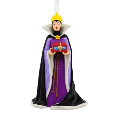 Image of Hallmark Evil Queen Ornament, Snow White Tree Decoration, Disney Hanging Christmas Gifts for Christmas, Villain