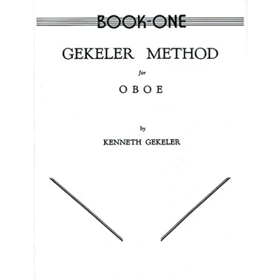 Image of Gekeler Method for Oboe, Book I