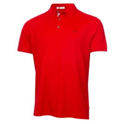 Image of Calvin Klein Mens Campus Sport Polo Shirt Red XXXXL