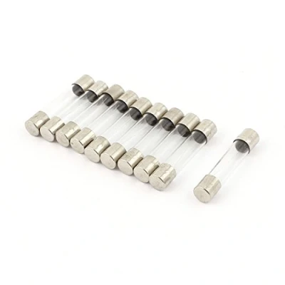 Image of sourcingmap 10Pcs 250V 1A 1000mA Quick Fast Blow Glass Fuses Tubes 6mm x 30mm