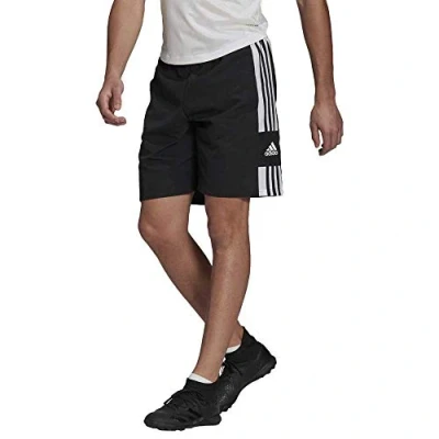 Image of adidas Men&#039;s Squadra 21 Woven Shorts, Black/White, S Tall