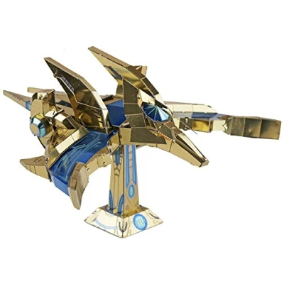 Image of MU 3D Metal Puzzle Starcraft Phoenix Assemble Model Kits DIY Laser Cut Toy YM N031