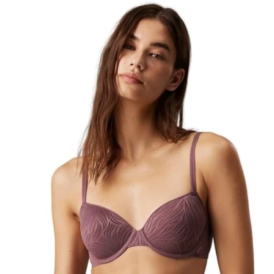 Image of Calvin Klein Underwear Lightly Lined DEMI Underwired bra, Women&#039;s, Size: 36D, Keepsake rose