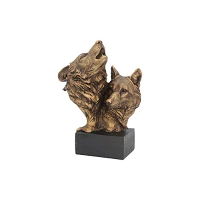 Image of Nemesis Now Song of The Wild Wolf Bust 23cm Bronze, Resin