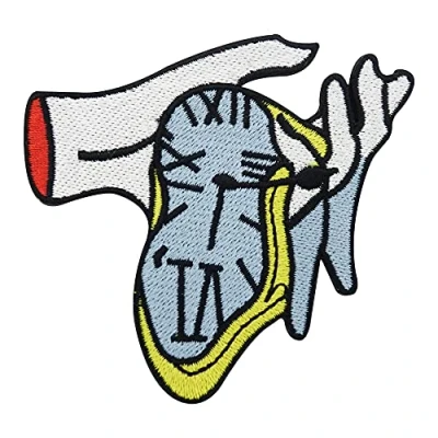 Image of Time Goes by Patch for Iron On Hand Clock Patches, Finally Home