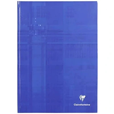 Image of Clairefontaine Ref 984620C Koverbook Side Stapled Notebook (24 Sheets) A4+ in Size, Square Ruling, Polypro Cover, 90gsm Brushed Vellum Paper Transparent Cover