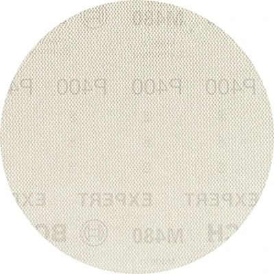Image of Bosch 5x EXPERT M480 Sanding Net (for Paint on wood, Hardwood, Ø 125 mm, Grit 400, Professional Accessory Random Orbital Sander, Sander)