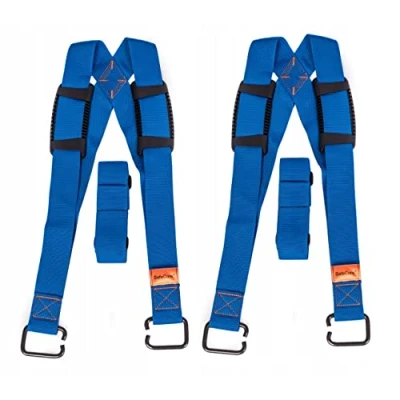 Image of SafeCore shoulder straps for carrying, lifting, carrying — 2 people, up to 500 kg, harness system, multifunctional movable heavy objects, goods, furniture protect the back