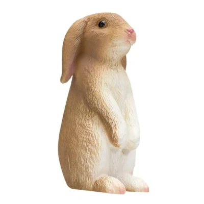 Image of MOJO Rabbit Sitting Figurine Hand Painted Toy Figure Farmland Collection True to Life &amp; Highly Detailed Designed in UK