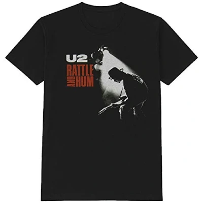 Image of U2 Rattle &amp; Hum Official Tee T Shirt Mens Unisex (Large) Black