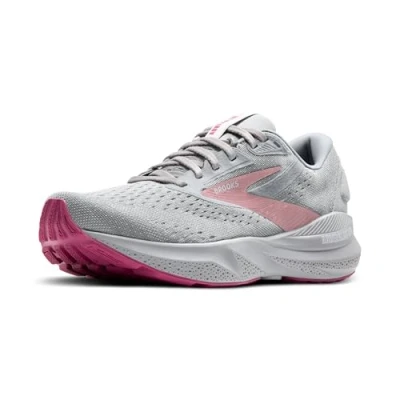 Image of Brooks Women’s Adrenaline GTS 24 Supportive Running Shoe, Alloy/White/Zephyr, 7 UK
