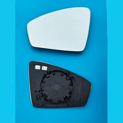 Image of Fits to VW TIGUAN(2016 ) Heated Base Wing Mirror Glass Left Hand Passenger Side