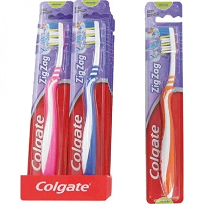 Image of 12 x Colgate Zig Zag Medium