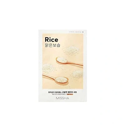 Image of Missha Airy Fit Rice Sheet Mask 19g
