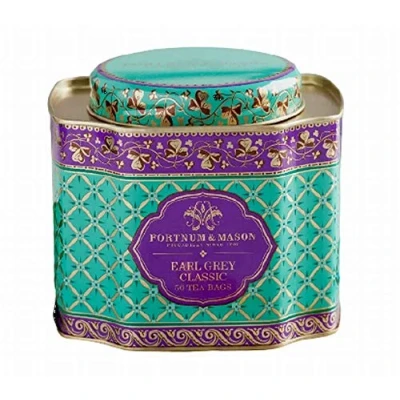 Image of Fortnum &amp; Mason Earl Grey Tea Bags in Decorative Caddy