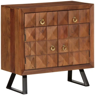 Image of vidaXL Drawer Cabinet Honey Brown 70x35x70 cm Solid Wood Acacia