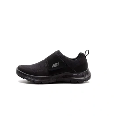 Image of Skechers Flex Advantage 4.0 Upshift, Men&#039;s Trainers, Black/White, 9 UK